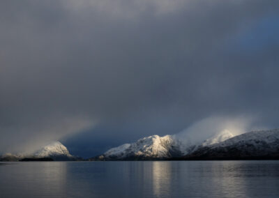 La baie Cook en hiver, navigation dans les canaux de Patagonie (Chili) en 2018 (L. Lemasson)