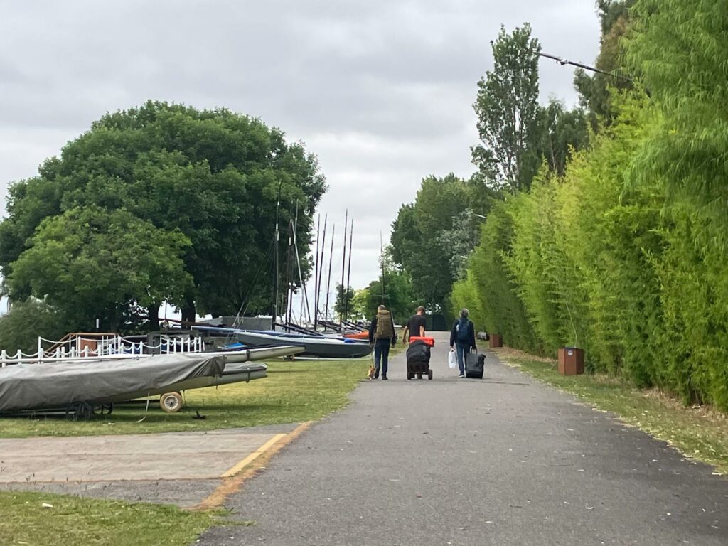 Arrivée au Yacht Club Argentino avant le départ du stage de voile hauturier argentine croisière hauturière club de voile habitable adulte